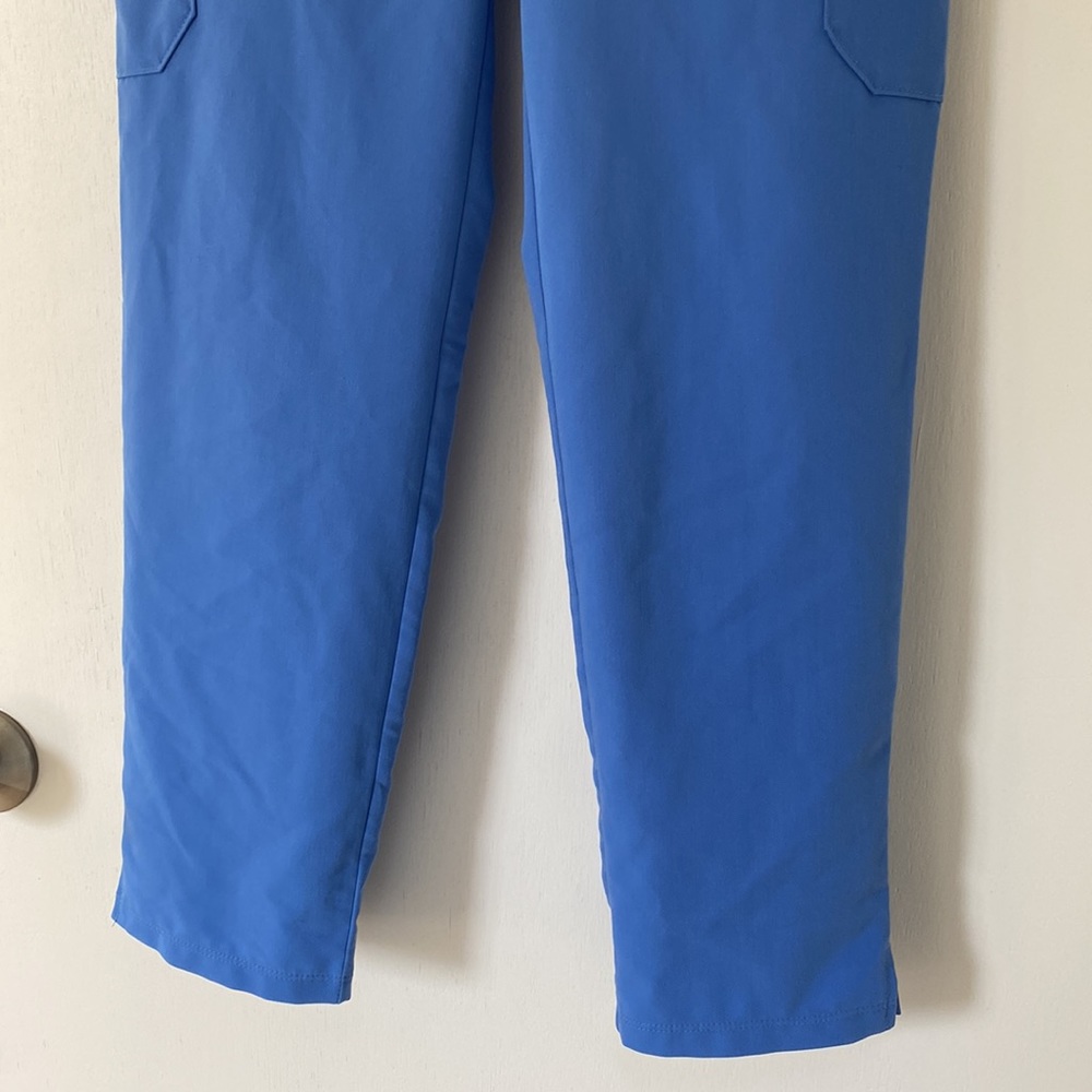 Jaanuu Medium 7-Pocket Scrub Pant Ceil Blue - Picture 4 of 11